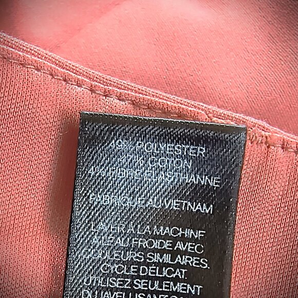 Express Columnist Ankle Mid Rise Size 00 Regular Light Coral Stretch Pants - Picture 7 of 10